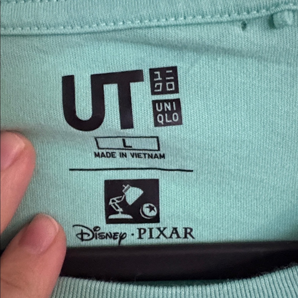 Uniqlo x Disney Mint Green Monsters Inc  Graphic Tee - Short Sleeve - Picture 2 of 6